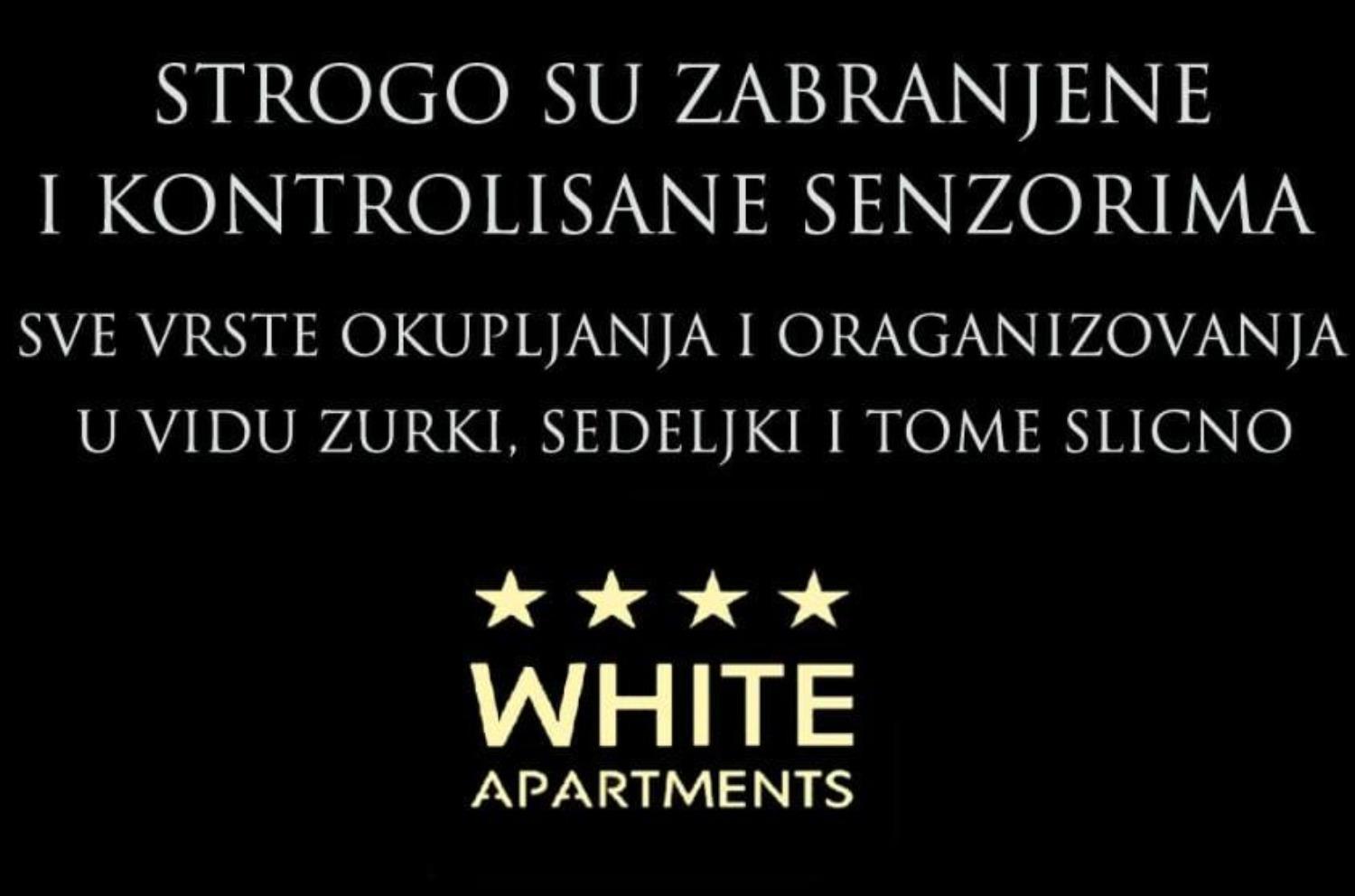 White Apartments Belgrado Exterior foto