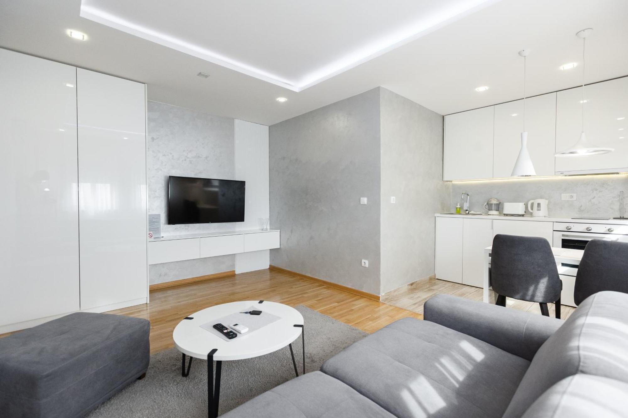 White Apartments Belgrado Exterior foto