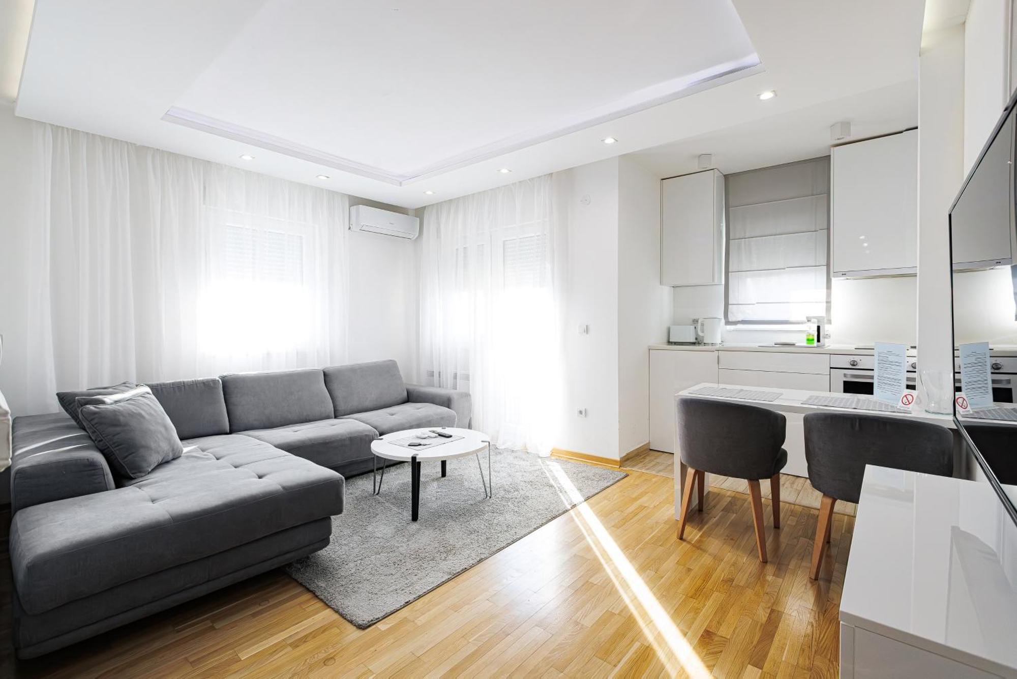 White Apartments Belgrado Exterior foto