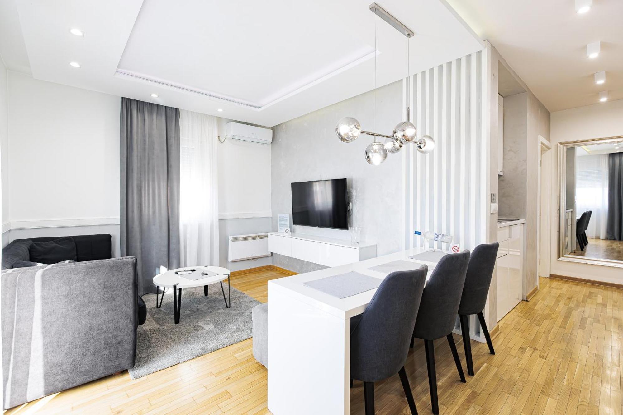 White Apartments Belgrado Exterior foto